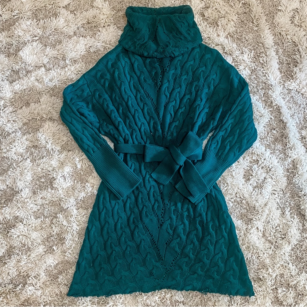 NWOT Emerald Green Sweater Dress